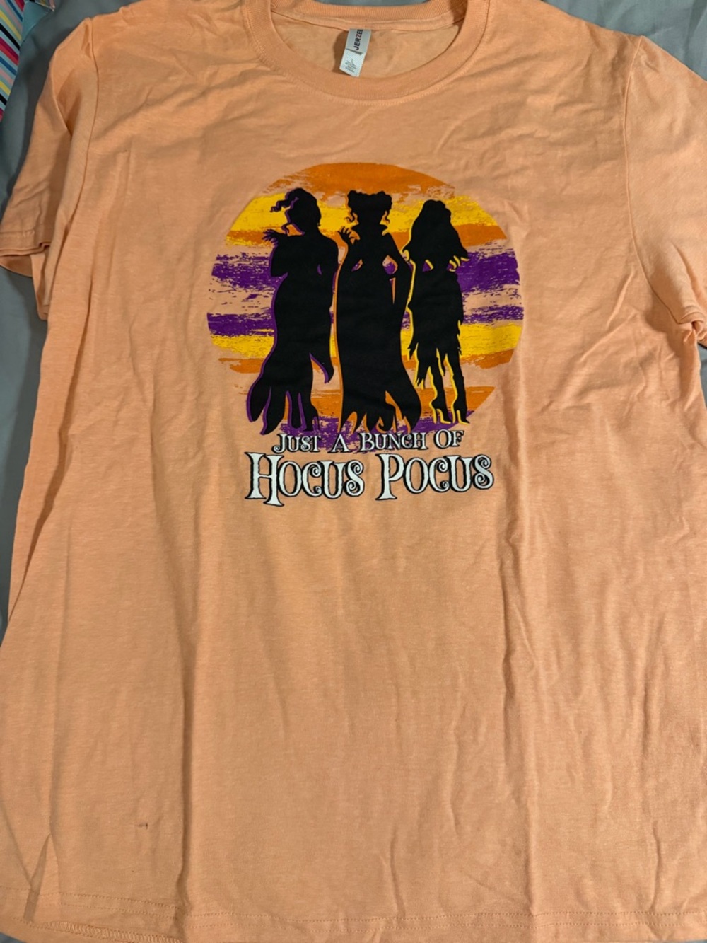 Hocus Pocus Graphic Tee in Peach
